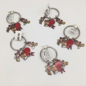 Disney 3 Charm 2" Keychain